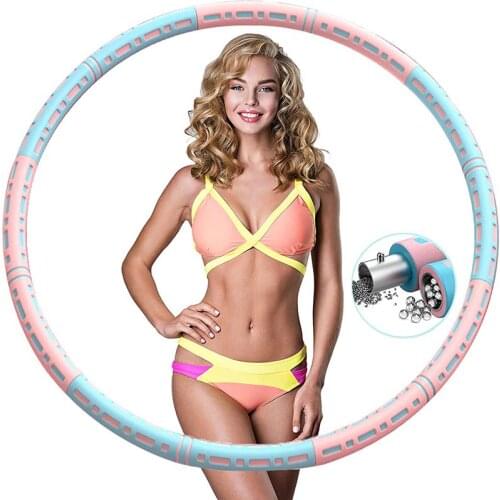 Sport Hoops Weighted Fitness Hoop Slimming Hoop Easy Hoops Floating Point Massage For Weight Loss Slim Down Thickened Foam