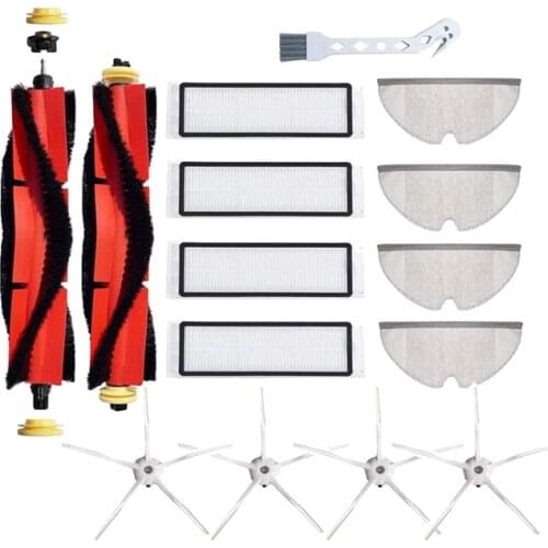 Replacement Parts for Xiaomi Roborock S5 S5 MAX S6 S60 S65 S50 S55 Filter Mop White Gel Sweeping Brush Accessories