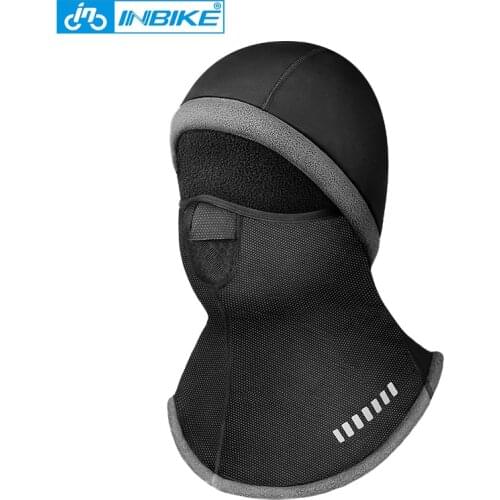 INBIKE Winter Cycling Cap Fleece Thermal Keep Warm Windproof Protection Face Mask Balaclava Skiing Fishing Skating Hat Headwear