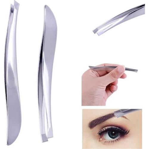 1PC Eyebrow Tweezers Women Face Hair Removal Stainless Steel Eye Brow Trimmer Beauty Accessories Makeup Tools #277414
