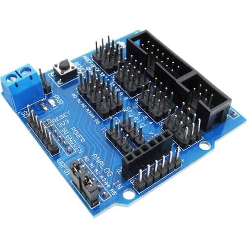 10pcs Smart Electronics UNO R3 Sensor Shield V5.0 Expansion Development Board for Diy Starter Kit