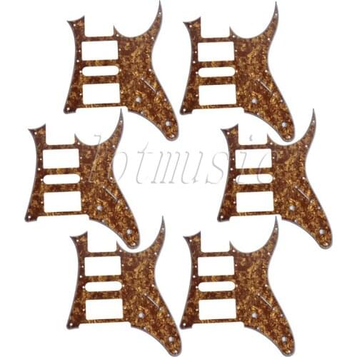 6Pcs Cinnamon Pearl HSH Guitar Pickguard For RG250 Style Replacement
