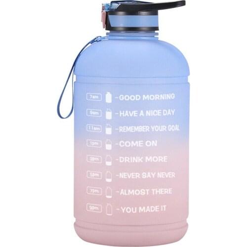 Water Bottle 1Gallon 378L With Straw Plastic Large Capacity GYM Fitness Tourism BPA FREE Sports Bottles Fitness Sport Nearby