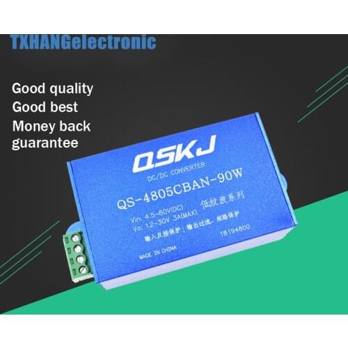 DC-DC Converter Step-down Adjustable 4.5-60V 12v to 1.2-30V 5v 90W Power Supply diy electronics