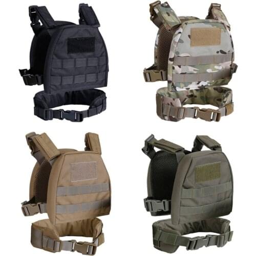 Children Kids Airsoft Tactical Military Molle Plate Carrier Combat Vest with Patrol Belt Child Clothes
