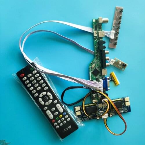 For LM230WF1-TLA3 Digital Signal VGA AV VGA kit Controller Board HDMI LCD 4 lamps 30pin Resolution TV 1920X1080 23"