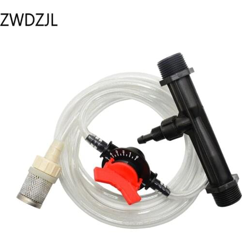 Venturi injector 3/4 1/2 irrigation venturi fertilization system Automatic Fertilizer Kit agriculture 1set