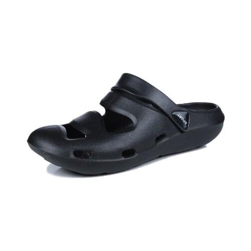 Summer Mens Sandals Casual Fashion Non Slip Sandals for Men Black Mens Lightly Slipper Breathable Beach Sandals