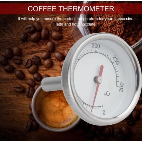 Instant Read Craft Stainless Steel Kitchen Food Cooking Coffee Milk Frothing Thermometer Practical Kitchen Thermometer