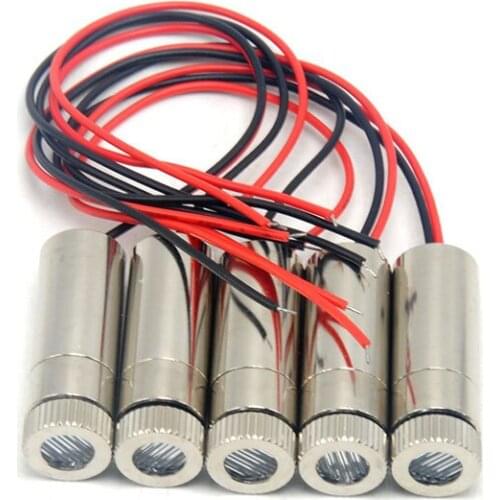 5pcs 30mW 980nm IR Infrared Focusable Dot Laser Diode Module 12x30mm DC3V-5