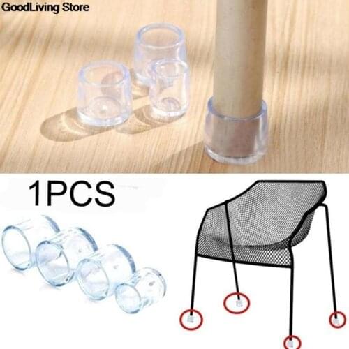 1 PCS Transparent Rubber Floor Chair Anti Scratch Protector Cap Furniture Table Ferrul 14-40mm