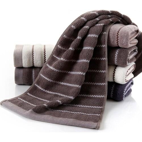 Drop ship 2pcs/set 100% Cotton Terry Face Towels For Adults Women Men kids Bathroom Hand Towels Turban for Drying 34*74cm