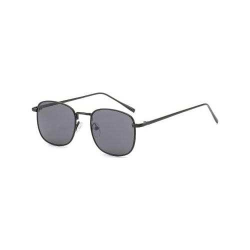 Fashion Small Retro Square Metal Sunglasses Women Men Brand Clear Lens Glasses