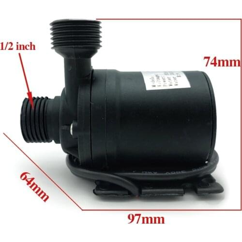 800L/H 5m DC 12V 24V Solar Brushless Motor Water Circulation Water Pump