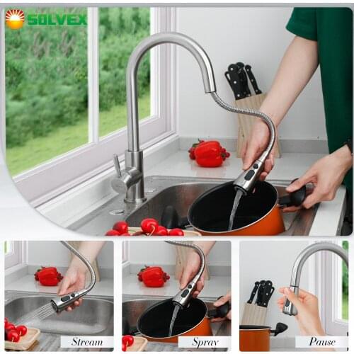 Solvex Pull-out Kitchen Faucets