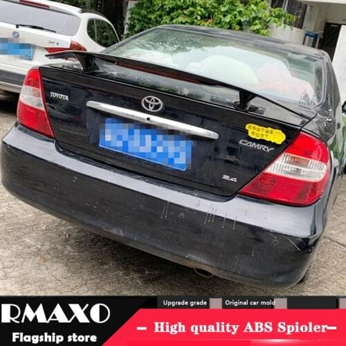 For Camry Spoiler 2001-2005 Toyota Camry TF High Quality Spoiler ABS Material Car Rear Wing Primer Color Rear Spoiler