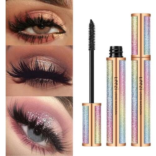 New Starry Sky Makeup Mascara Lengthening Thicker Curling Quick Dry Waterproof Star Mascara Eyes Women Beauty Cosmetic