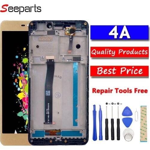Xiaomi Redmi 4A LCD Display Touch Screen Digitizer Assembly with Frame Replacement Parts +Tools For 5.0 Xiaomi Redmi 4A LCD