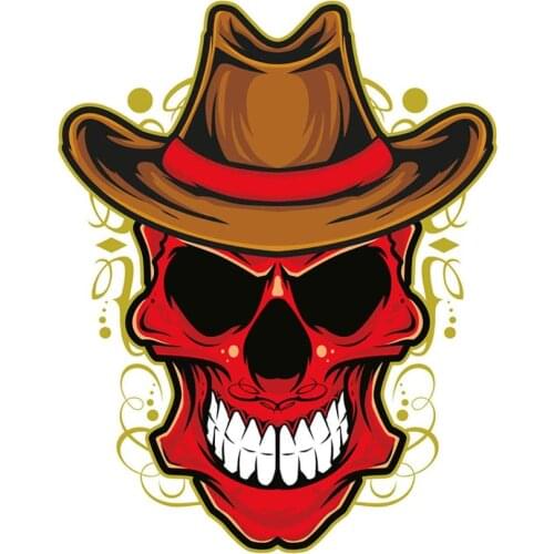 Careative Vinyl Car Sticker Camouflage Military Skull Decals Auto Moto Waterproof Bumper Accessories for Window,15cm*12cm