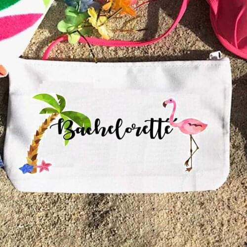 Flamingo Summer travel beach pool Bachelorette hen Party wedding engagement bridal shower bride to be decoration bridesmaid gift