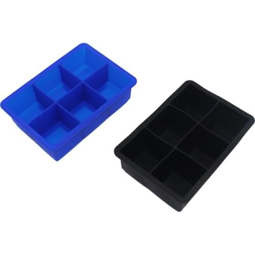 Ice Cream Cube Silicone Cube Maker Form Cake Pudding Chocolate Molds Easy To Remove Ice Trays Fade Resistant Ice Cube Mold