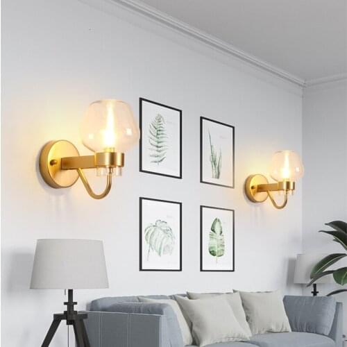 Creative living room TV background bedroom bedside office aisle stair light wall sonce bra muitl heads LED wall lamp wall light