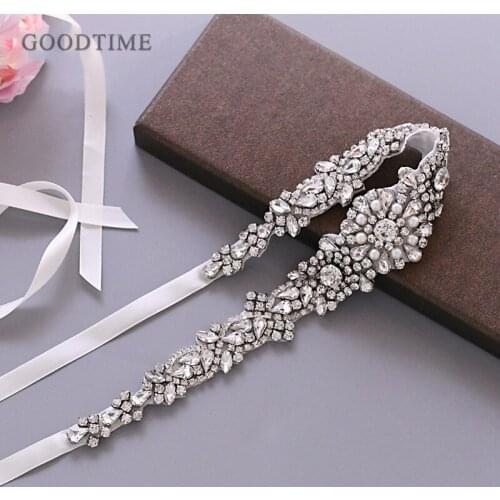 Fashion Women Belt Bridal Wedding Belt Rhinestone Pearl Applique Crystal Belt Wedding Accessories For Girl Evening Party Dress