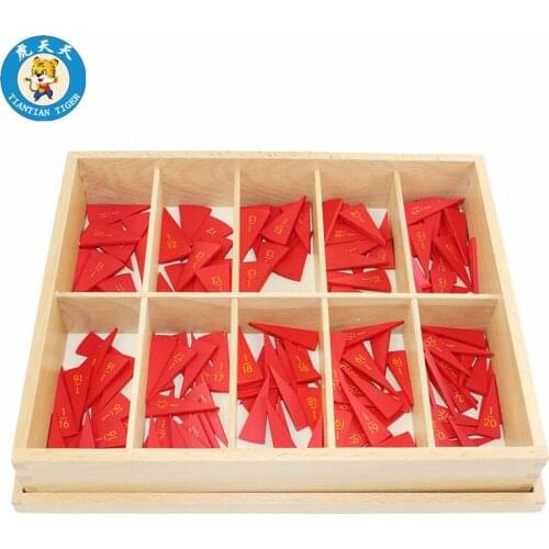 Montessori Mathematics Toys Children Early Educational Toys Cut-Out Labeled Fraction Circles (11-20)