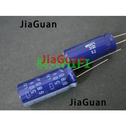 20pcs NEW NIPPON LXZ 50v680uf 12.5x30MM electrolytic capacitor NCC 680UF 50V lxz CHEMI-CON 680uF/50v Ultra Low Impedance