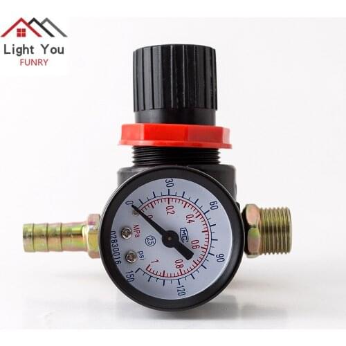 Spray gun pressure adjustment Tool paint spray gun regulator valve low pressure environmental gun gas consumption pressure gauge