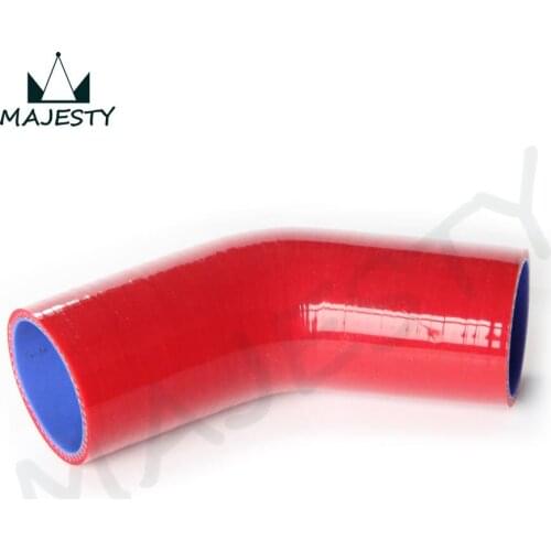 Pack size 18*13*8 silicone hose 45 Degree Racing Silicone Hose Elbow Coupler Intercooler Turbo hose universal 51mm 2" inch red