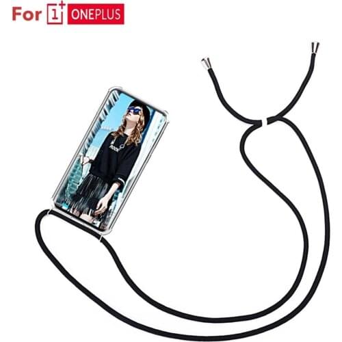 Strap Cord Chain Phone Case For One Plus 7T 8 Pro Funda Necklace Lanyard Carry to hang For One Plus 6 6T 7 7 Pro Cover Coque