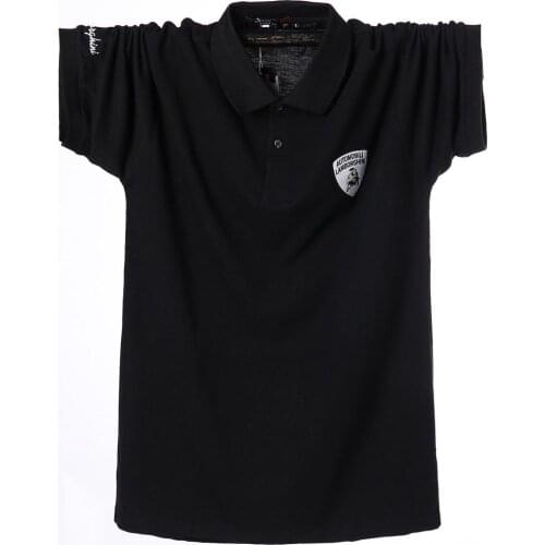 6XL Polo Shirt Collar Men Plus Size 3XL 4XL Summer Brand Men Polo Shirt Short sleeve Casual Male Shirt Dress Polo Shirts