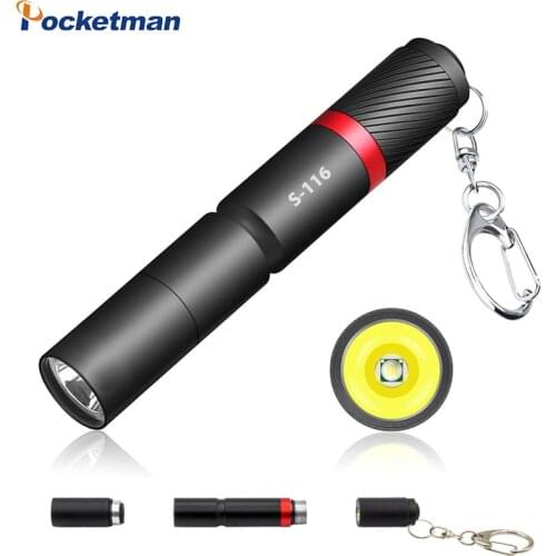 LED Flashlight Pen light Portable light XPE Lamp Beads IP67 Waterproof Ultra Small Mini Flashlight Pocket Torch Outdoor Camping