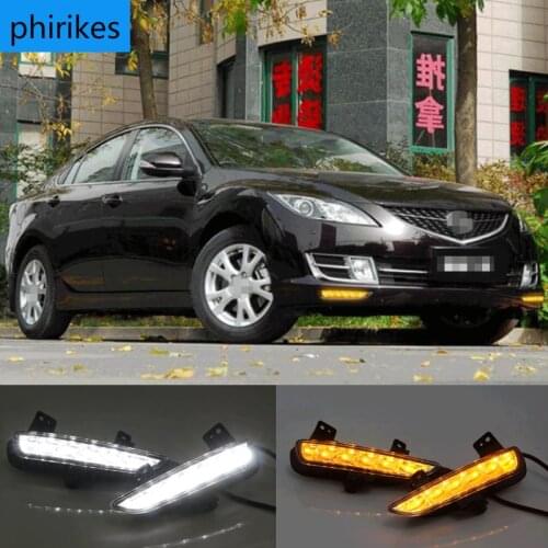 LED Fog Light Daytime Running Light DRL Lamp For Mazda 6 Mazda6 GH Ruiyi 2009 2010 2011 2012 Front bumper