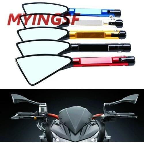Universal 8mm 10mm Aluminum CNC Motorcycle rearview mirror For HONDA CB300F CB500F CB500X CB500F For KTM Duke 125 Duke 200 etc