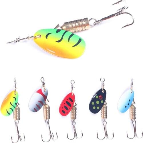 4.5cm 5.2g Metal Fishing Lure Spoon Lure Colorful Sequins Bait Fishing Tackle Hard Bait Spinner Bait