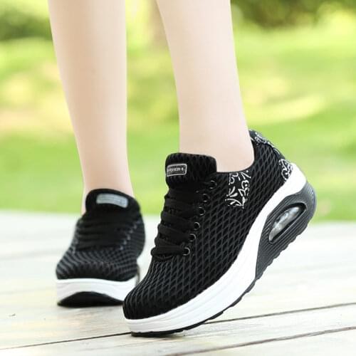 Womens Shake Ups Shoes Comfortable Platform Walking Sneakers Lightweight Casual Air Fitness Shoes
