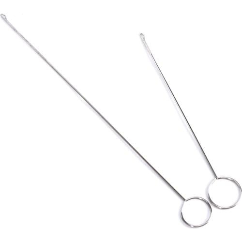 1PC/2pcs Stainless Steel Sewing Loop Turner Hook For Turning Fabric Tubes Straps Belts Strips For Handmade DIY Sewing Tools