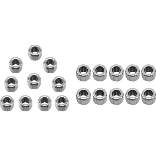 10Pcs Needle Bearing HF081412 Outer One-Way Needle Roller Bearing 8X14X12mm for Manufacturing Industry