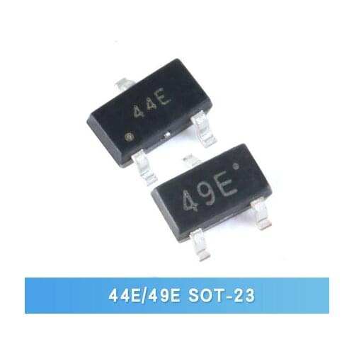 10PCS S49E 49E 44E SOT-23 Hall Effect Sensor Switch Hall Element SOT23 SS49E A3144E SOT AH49E HAL3144 High Sensitivity In Stock