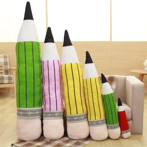 150cm 4 Colors Creative Pencil Plush Toys Pillow Cushion Bolster Stuffed Dolls Birthday Wedding Gift Home Bedroom Decor