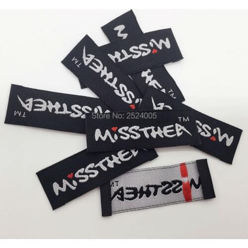 Free Shipping customized garment labels/collar labels/Trademark manufacture woven&printed labels/clothing woven labels