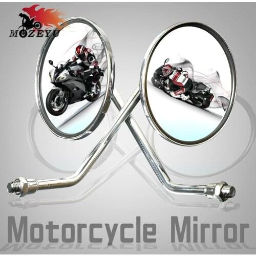 Motorcycle Side Mirror 8/10 mm Universal for Yamaha MT-09 MT09 MT07 MT03 TRACER FZ8 XJ6 FZ07 FZ09 MT-07 Motor Rearview Mirrors