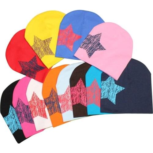 Baby Hat Scarf Gloves Baby Autumn Winter Cap Star Beanie Warm Hats for Children Neck Warmer Street Dance Hip Hop Hat Caps