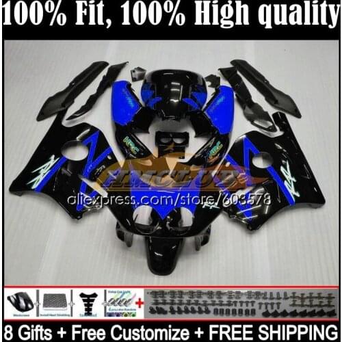 Injection For HONDA CBR250RR CBR 250 250RR 90 91 92 93 94 41CL.166 MC22 CBR250 R RR 1995 1996 1997 1998 1999 Fairing black blue