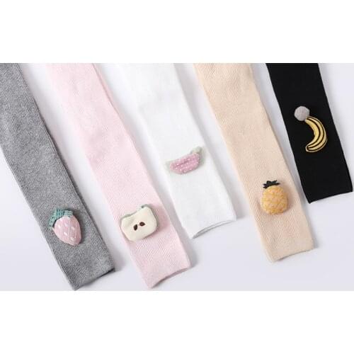 Autumn Newborn Baby Girls Pants Cotton Leggings Fruit Print Fashion Pencil Toddler Bottom 123