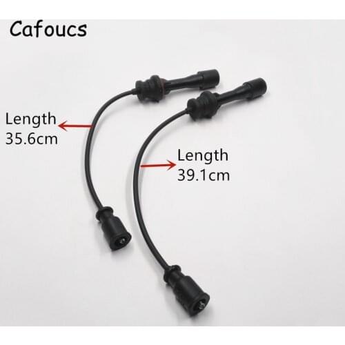 Cafoucs 2pcs/set For Mazda Protege 1999 2000 2001 2002 2003 1.6L L4 Car Engine Spark Plug Ignition Wire Set Cable