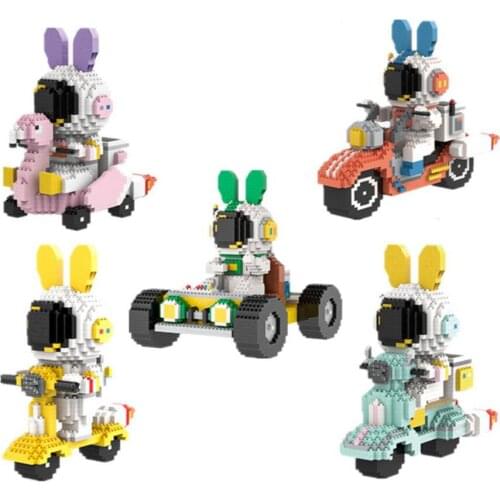 Creator astronaut micro diamond block nanobricks model educational toys Space adventure assemble building bricks for kids gifts