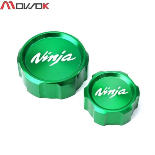 Front Brake Clutch Fluid Reservoir Cover Cap For Kawasaki Z1000SX Ninja 1000 ZX10R ZX6R Z900RS Z750 Motorcycle Accessories
